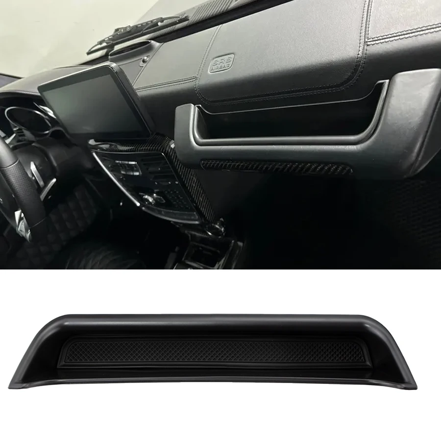 Car ABS Copilot Seat Storage Box for Mercedes Benz G Class W463 W464 Wagon G500 G55 G63 Tray Case Organizer