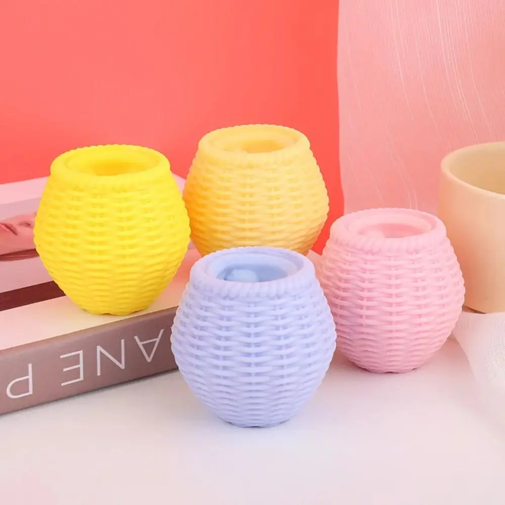 TPR Telescopic Vent Squeezing Toys Interesting Relaxed Cup Chicken Squeezing Toys Creative Cute Slow Risings Fidgets Toy