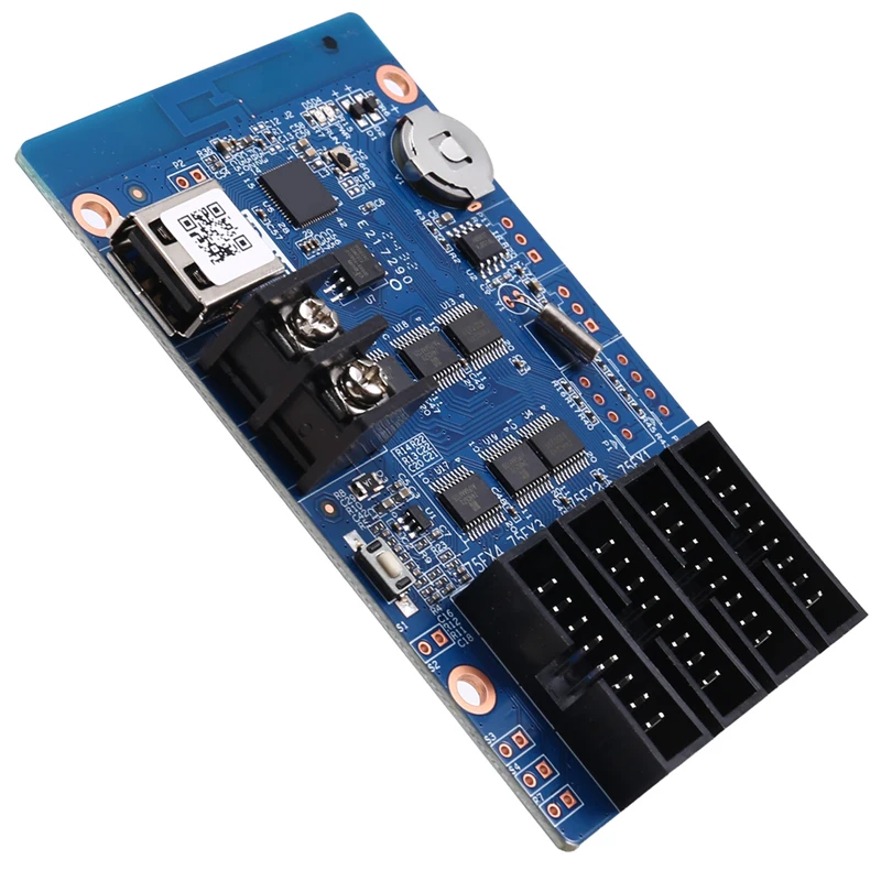 

HD-WF4 RGB Seven Color Small LED Display WIFI Control Card Module 384Wx256h Pixels HUB75 Interface Controller Panel Card