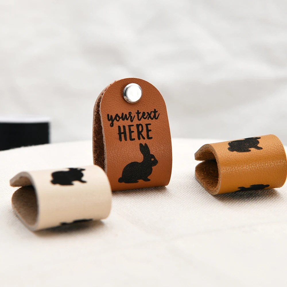 

Custom Laser Engraved Leather Tags 20x75mm with Rivets - 1mm Eco-Friendly for Shoes, Apparel, Gifts (DIY Crafts, Multi Sizes)
