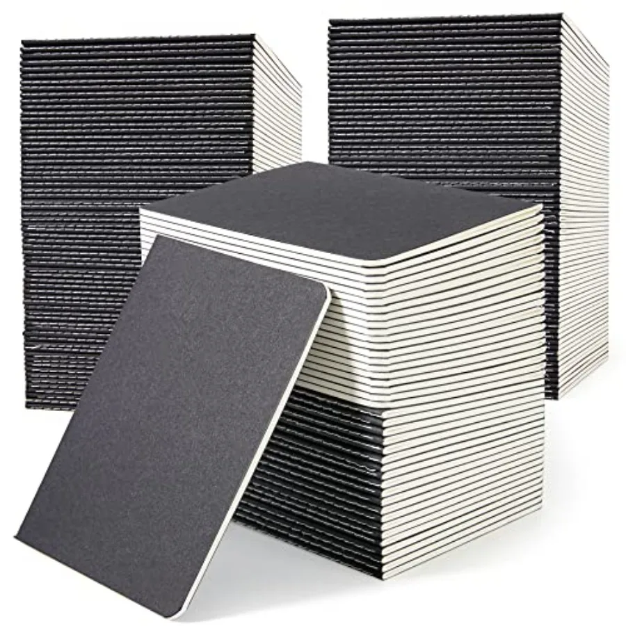 

170 Pack Blank Kraft Notebooks, Unlined Sketchbook Mini Cute Note Pad for Drawing Writing, Journal Bulk For Students Office Sch