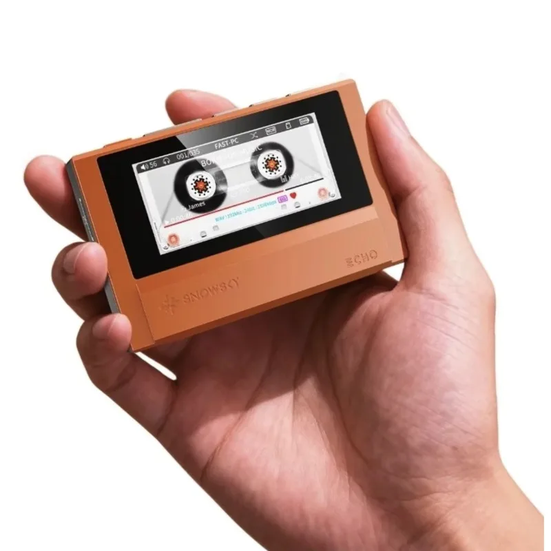 FiiO SnowSky Echo 블루투스 MP3 워크맨 HiFi 순수 음악 플레이어 15시간 재생 3.5mm 4.4mm 헤드폰 출력 워크맨 새로운 색상