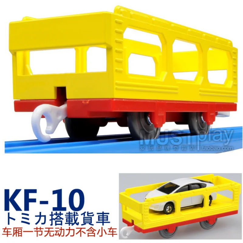 Original TAKARA TOMY Tomica Plarail Shinkansen KF Container Track Electric Railway Car Model Birthday Gift Toys for Children