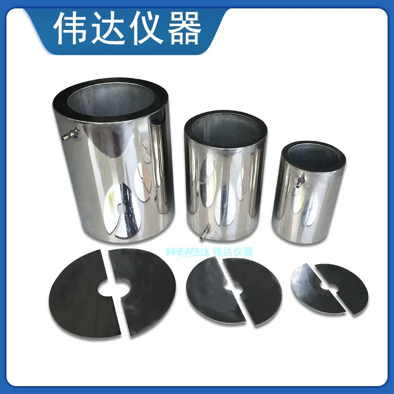 Double-layer stainless steel barrel 1.3 liters 3 liters 5 liters, experimental disperser dispersion barrel 1.5L barrel with lid