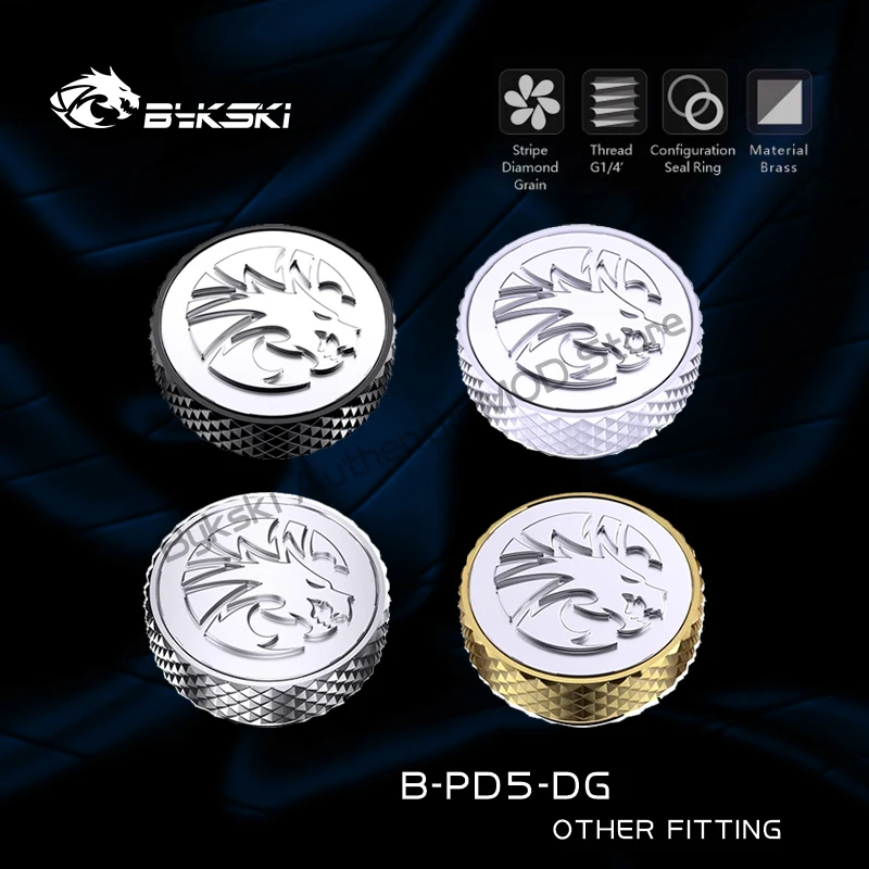 Bykski B-PD5-DG, G1/4 ''Pc Waterkoeling Fitting Plug