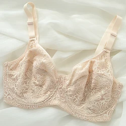 Non-padded Ultra-thin Bra Women Minimizer Wirefree 75 80 85 90 95 100 B C D E F G H Cup