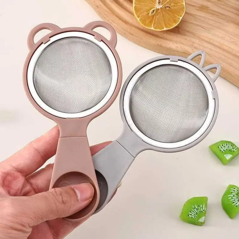 

Тонкое сито матча из нержавеющей стали с бинауральным ситом диаметром 7,5 см, мини-сеточное сито, ситечки для чая, кофейная мука, кухонный фильтр