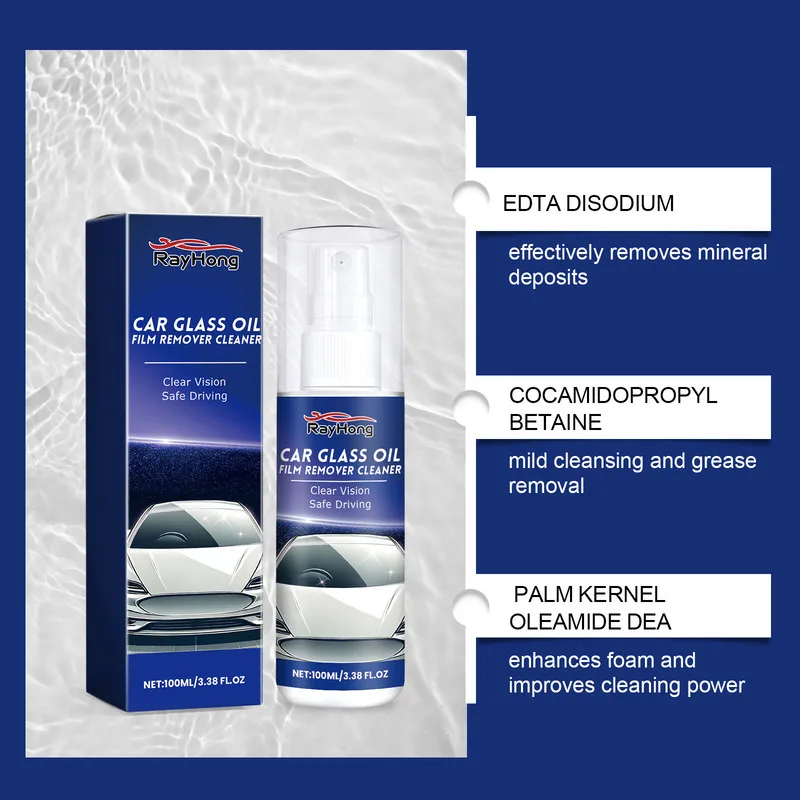 

Car Glass Oil Film Cleaner Windshield Stain Removal Renovation Shine Cleaning Agent Car Glass Renovation Cleaning Agent