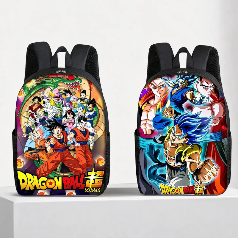 Dragon Ball 16 Inch Backpack Goku Anime Schoolbag Cartoon Knapsack Student Large-capacity Storage Bags Book Bag Birthday Gift