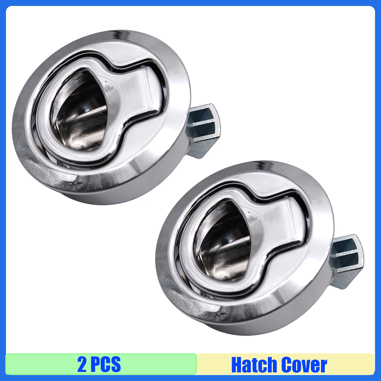 1/2/4PCS Round Hatch Latches Locks Marine Boat Hatch Cover Slam Latch Zinc Alloy For Yacht Boat Accessories Hardware