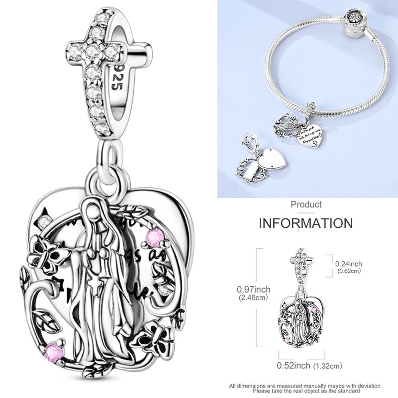 Neuer Russischer Matroschka-Anhänger aus 925 Sterling Silber, Russische Matroschka-Perle, Passend für Armbänder, DIY Damenschmuck Geschenk 2026 – Detail 26