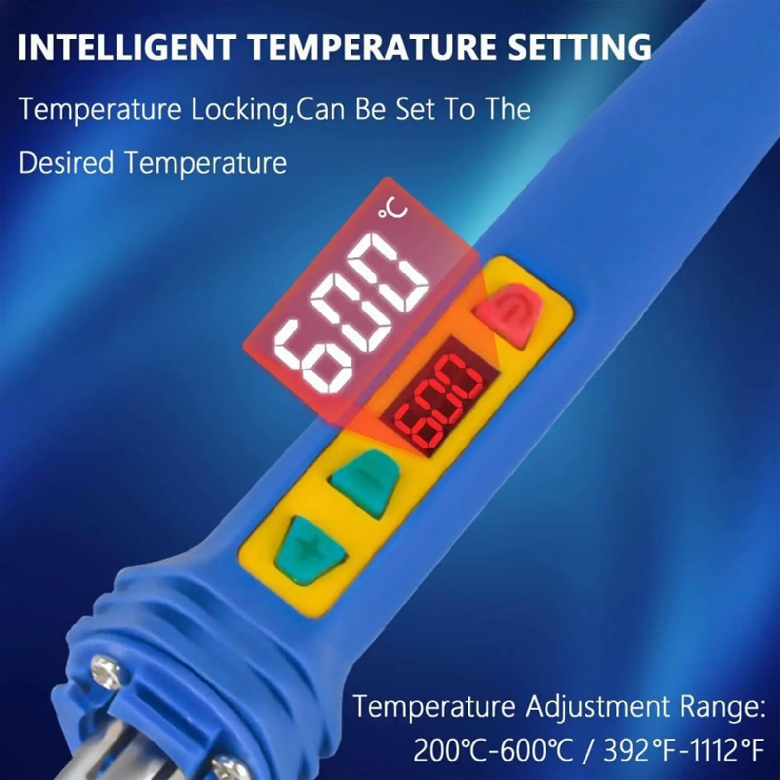 

Welding Tool Soldering Iron Digital Temperature Control Repair Welder Kit for Plastic and Metal