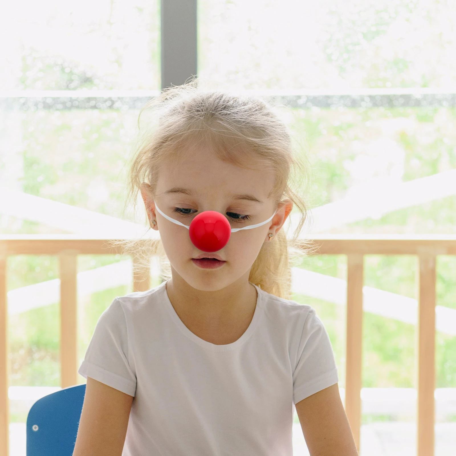

6pcs Light Up Clown Nose Red Party Decorations Halloween Carnival Masquerade Props Kids Adults Bright Durable Portable Funny