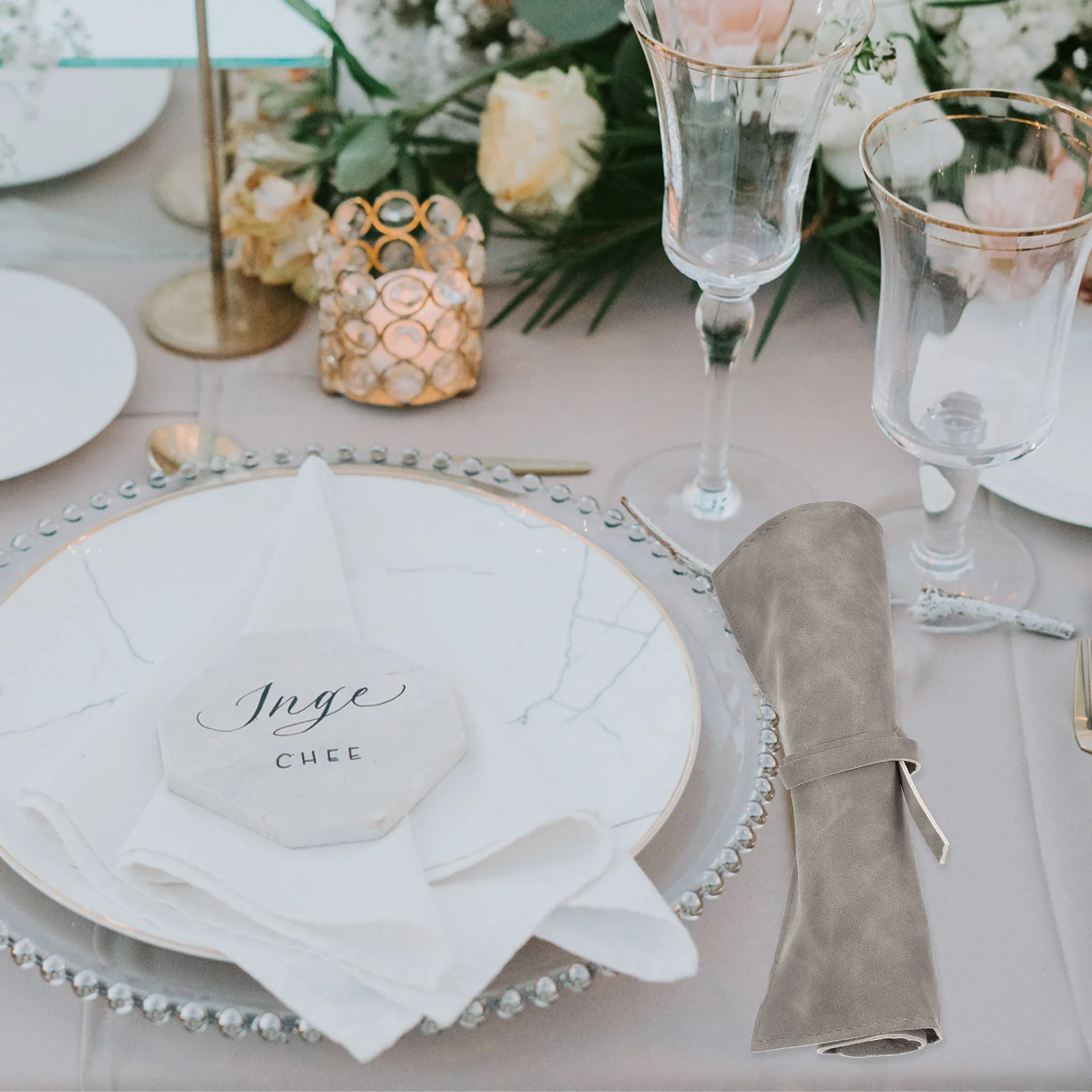 

Portable Travel Cutlery Bag Tableware Storage Pouch Compact Outdoor Fork Cutter Bag Travel Utensils Holder