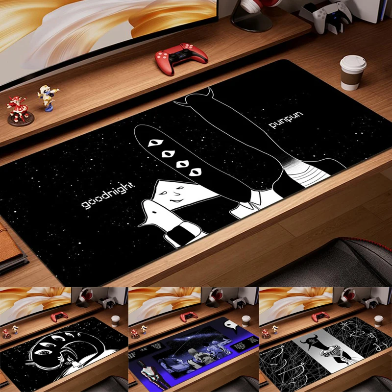 Игровой коврик для мыши Goodnight Punpun Manga, компьютерная клавиатура, настольные коврики, противоскользящие аксессуары для дома и офиса, коврик для мыши для ноутбука, киберспорта