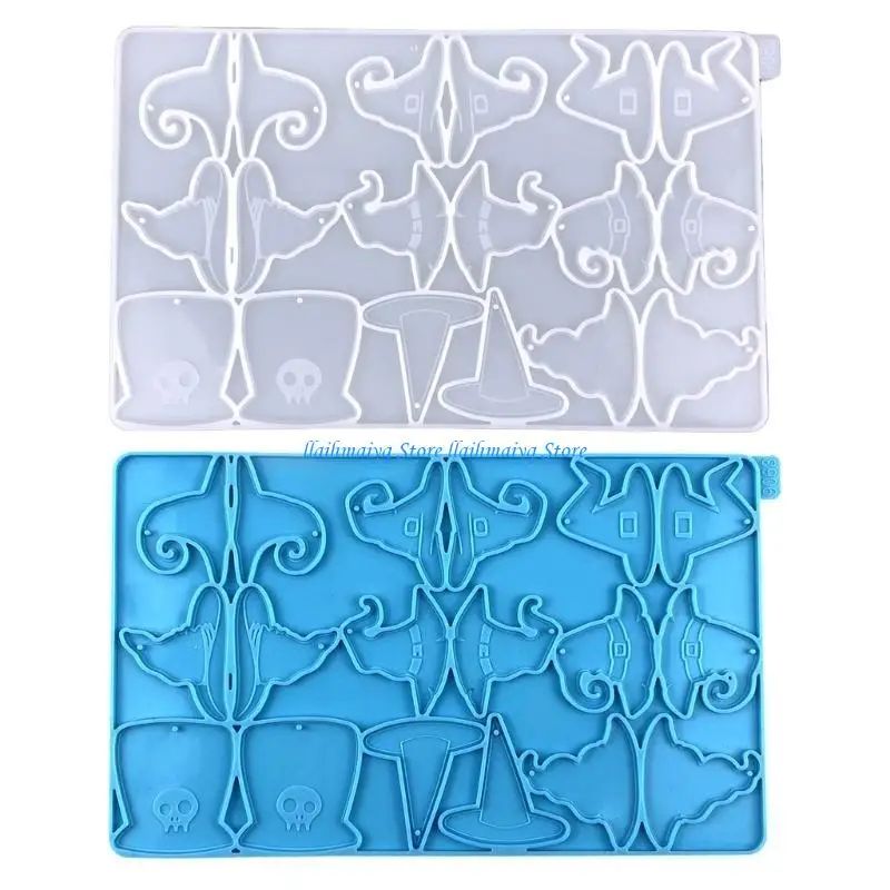 

573B Шляпа с серьгами эпоксидная смоля Серьера