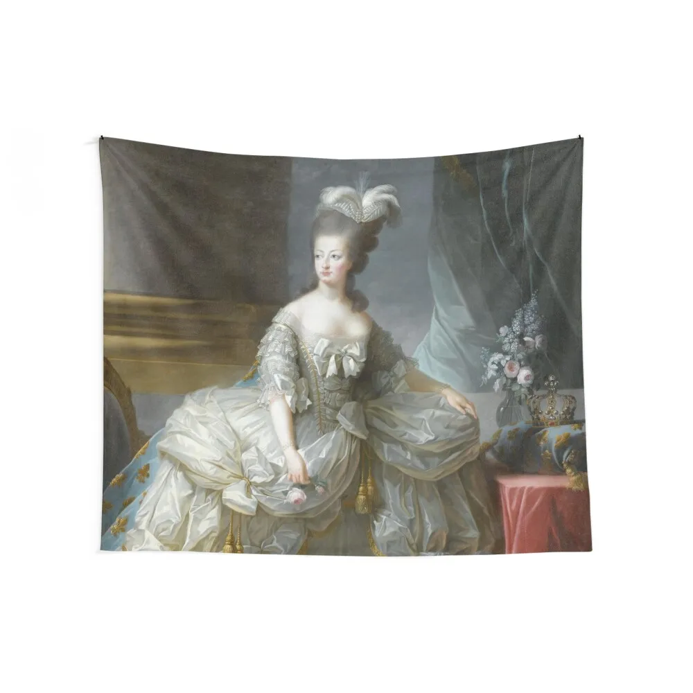 Marie-Antoinette reine de France - Anonyme, d'après Louise-Elisabeth Vigée Le Brun Tapestry Bed Room Decoration Tapestry