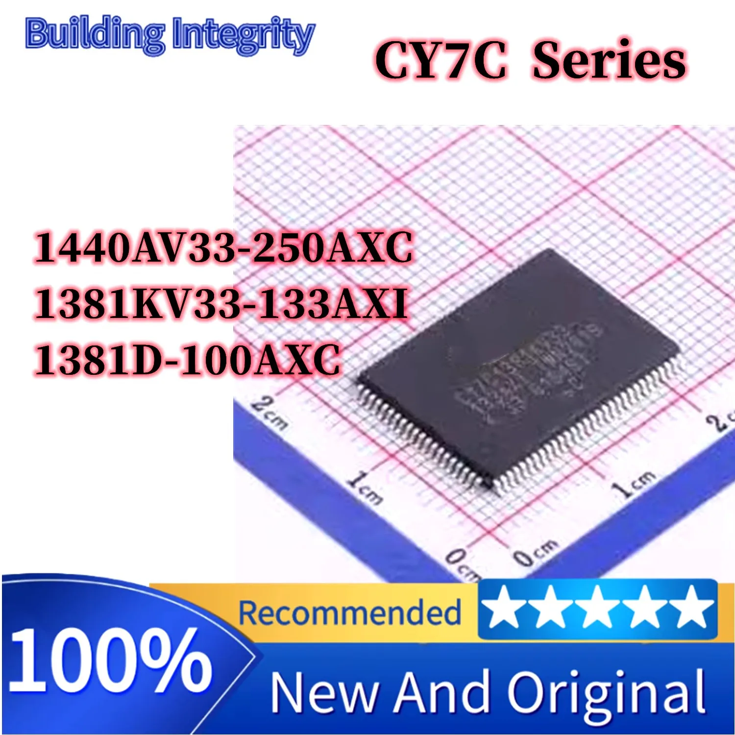 

1 шт. CY7C1381D-100AXC CY7C1381KV33-133AXI CY7C1440AV33-250AXC посылка TQFP-100 статическая микросхема оперативной памяти