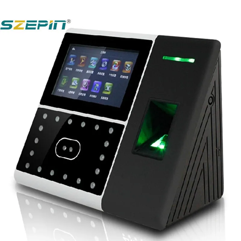 ZK Teco IFace 302 얼굴 인식 생체 지문 단말기 출퇴근 관리 시스템 RFID ID 카드 도어 액세스 제어 포함