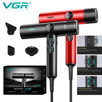 VGR Hair Dryers Professional Hair Dryer Machine Negative Ion 110000 RPM Air Blower Barber Salon BLDC Motor Home Appliance V-401