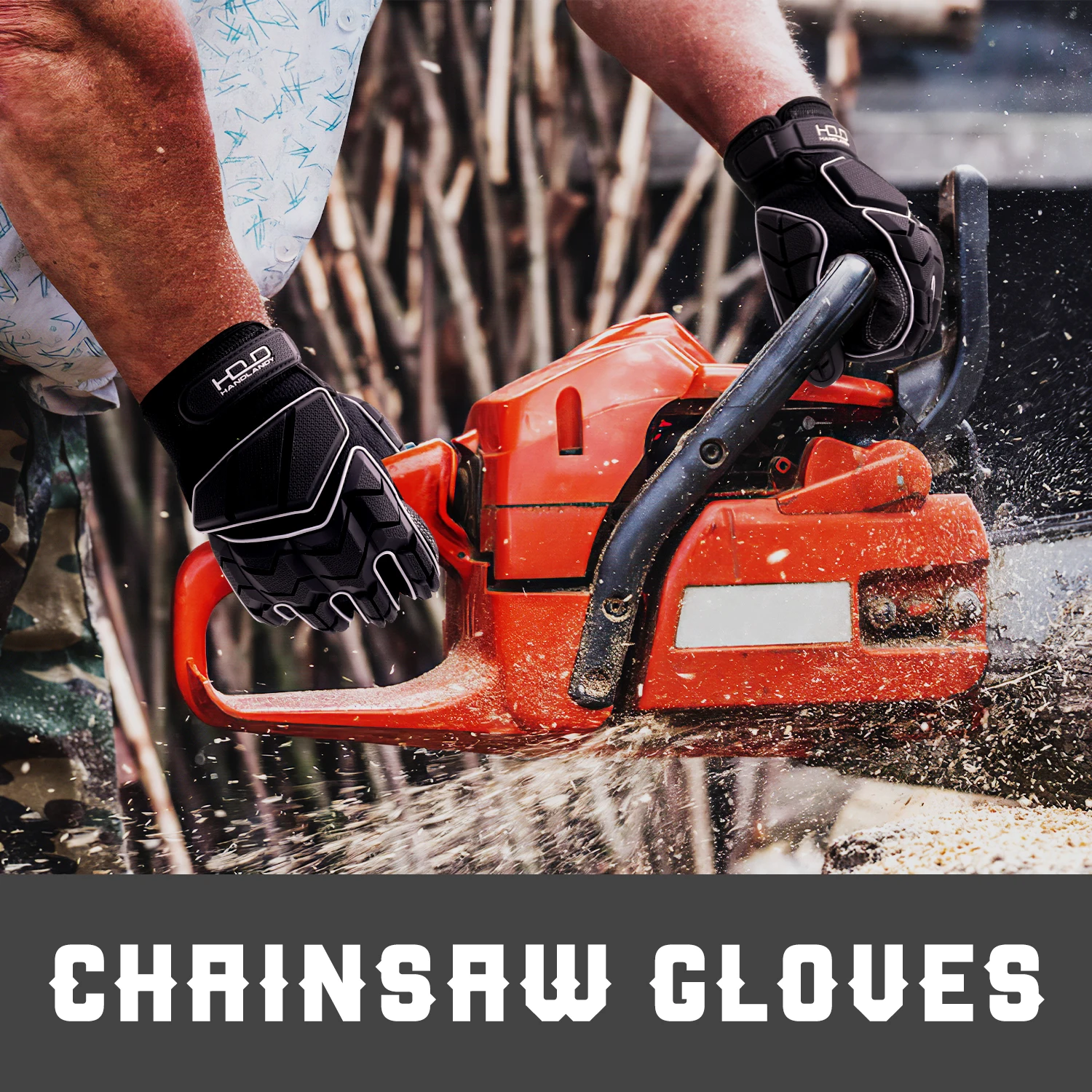 Guanti antivibranti HANDLANDY, imbottitura SBR, guanti anti-impatto protettivi TPR, guanti da lavoro meccanico per olio e gas da uomo