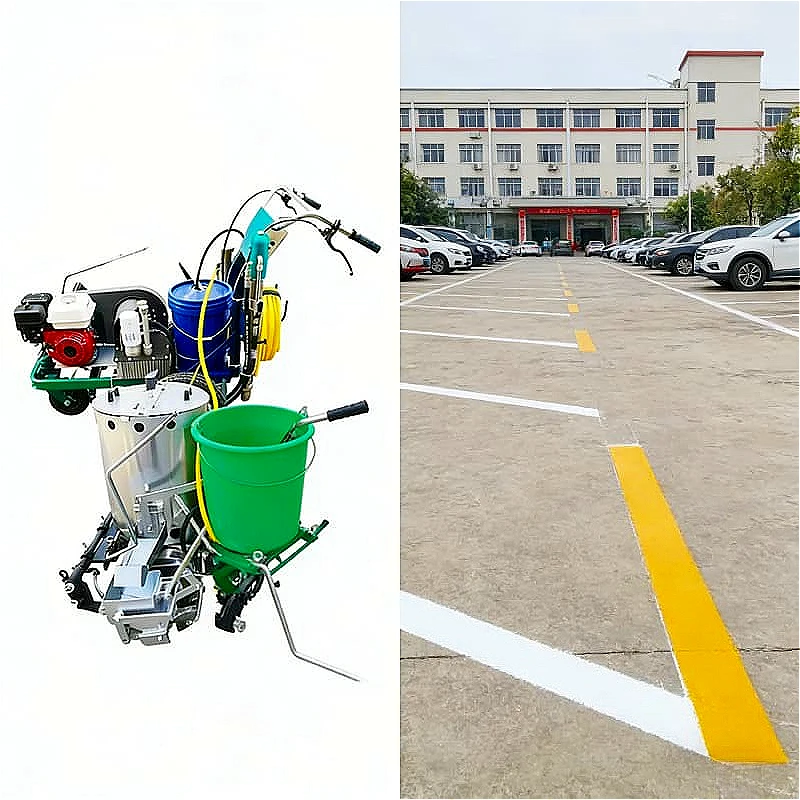 

Car Park Space Road Line Marking Machine Accurate Efficient Marking Road Marking Machine Water Based Paint Applicator Customized