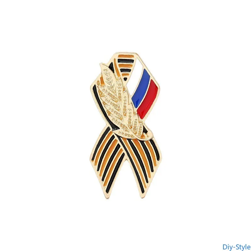 

Ear of Wheat Clothing Accessories Backpack Alloy Brooch Badge Enamel Lapel Pins Wholesale