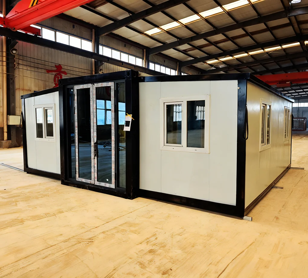 New Custom-made Foldable Mobile Homes, 20ft/40ft Prefabricated Homes, Steel-framed Container Homes with Kitchens and Bathrooms.