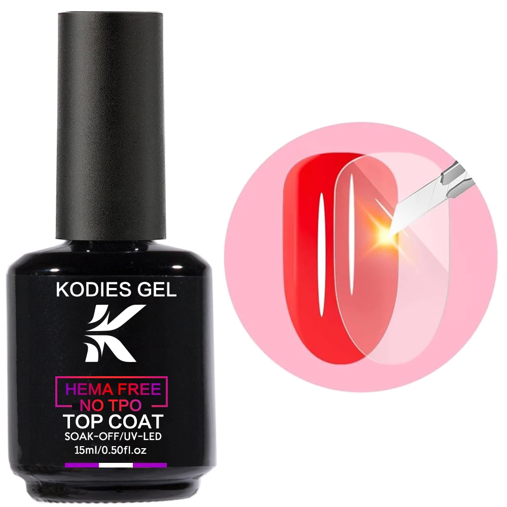كوديس جل بولي TPO معطف فوقي مجاني UV جل طلاء الأظافر هيما الحرة السوبر مشرق طويل الأمد هلام طلاء الأظافر ترقية شبه دائمة النهاية #5