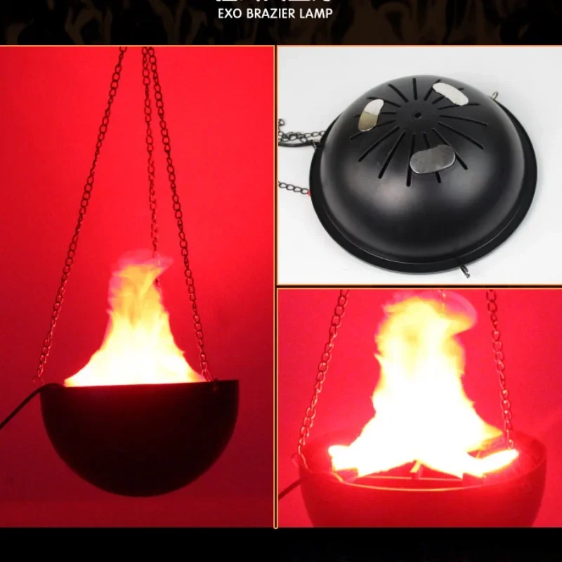 3D Fake Flame Lamp Simulation - Head Racket Boom review and price