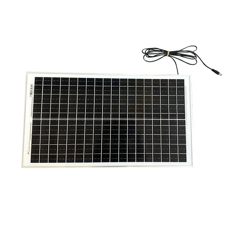 Factory sale real  30W 18V Solar panel Polo Solar charge with DC 5*2.1 12V battery home Solar System