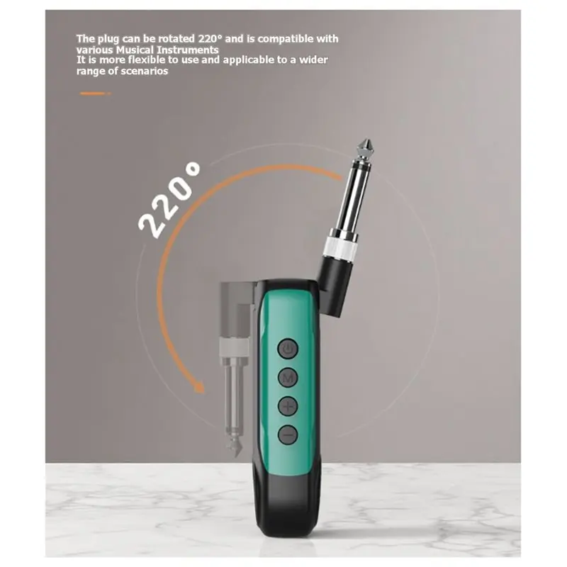 ABLB-MT100UHF Wireless Transceiver UHF Rotatable Design For Electric Guitars And Wind Instruments High-Speed Transmission
