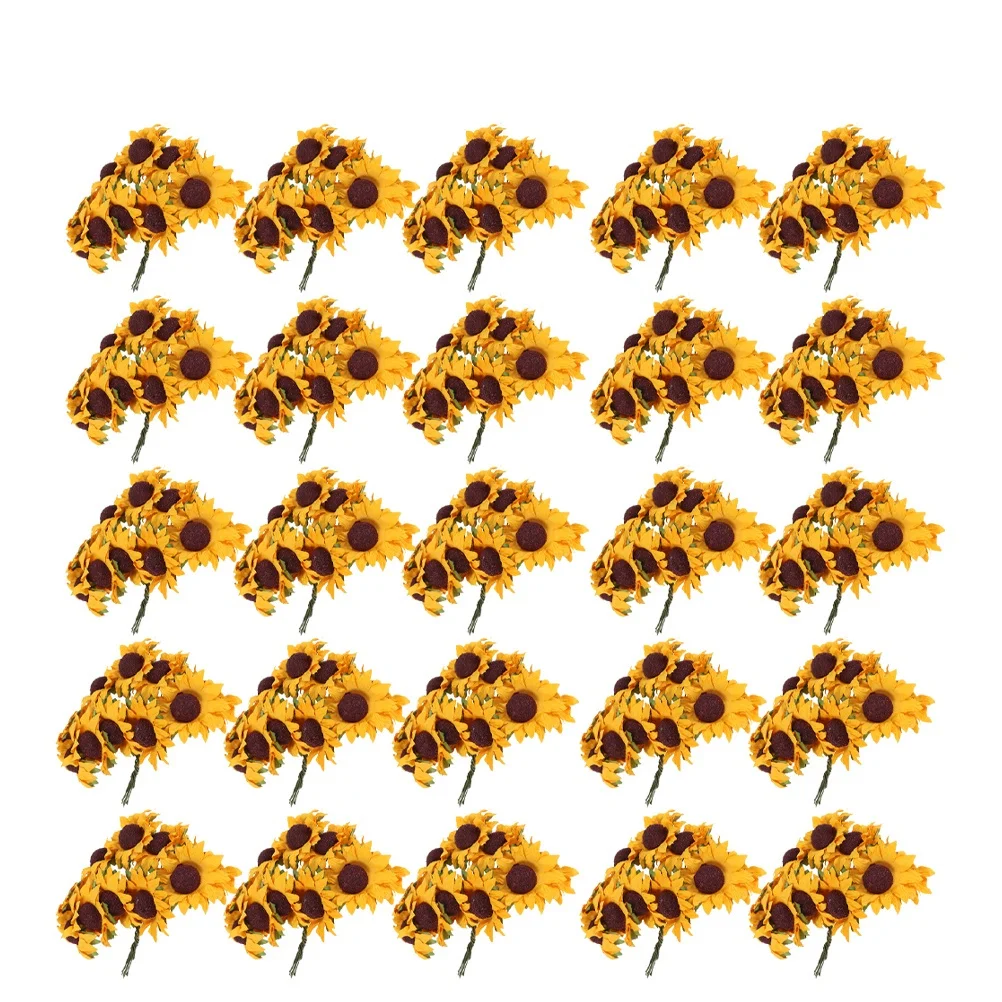 

Artificial Sunflower for Gift Box Candy Box Home Weddings Parties DIY Craft Beautiful Decor Artificial Flower