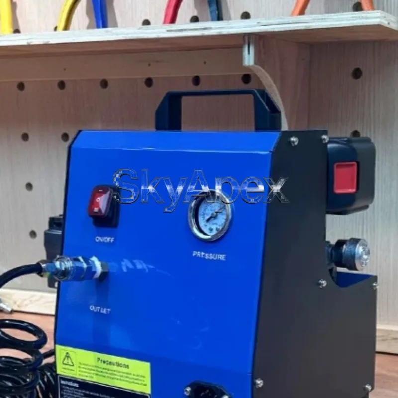 Lithium Battery Portable Low Noise Oil Free Air Compressor AC DC Dual Use Universal Pump Industry-Specific Equipment - view 4