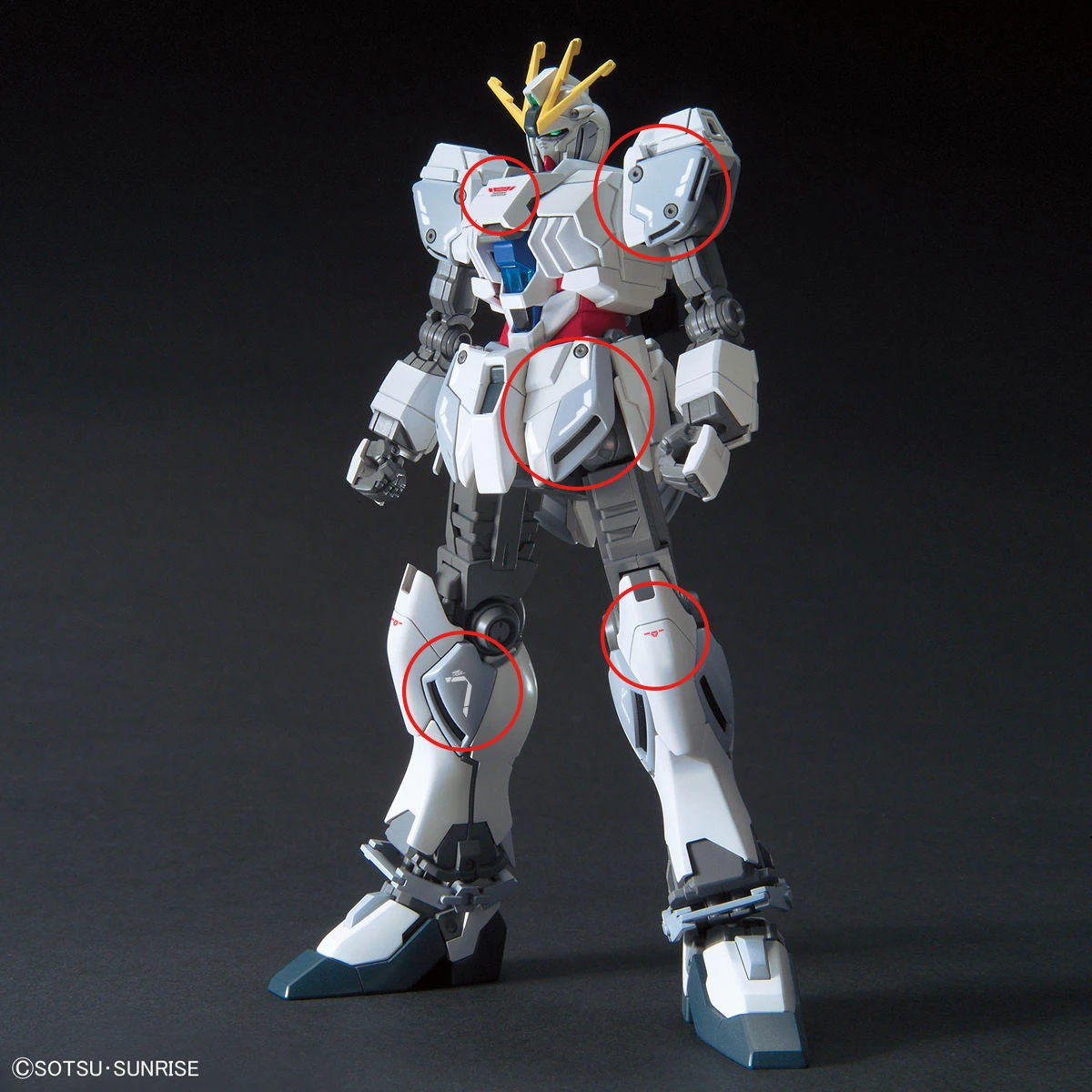 Флуоресцентные наклейки Flaming Snow HG-16 для моделей 1/144 HG Narrative A-Packs Sinanju Stein Ver. Набор сборки своими руками