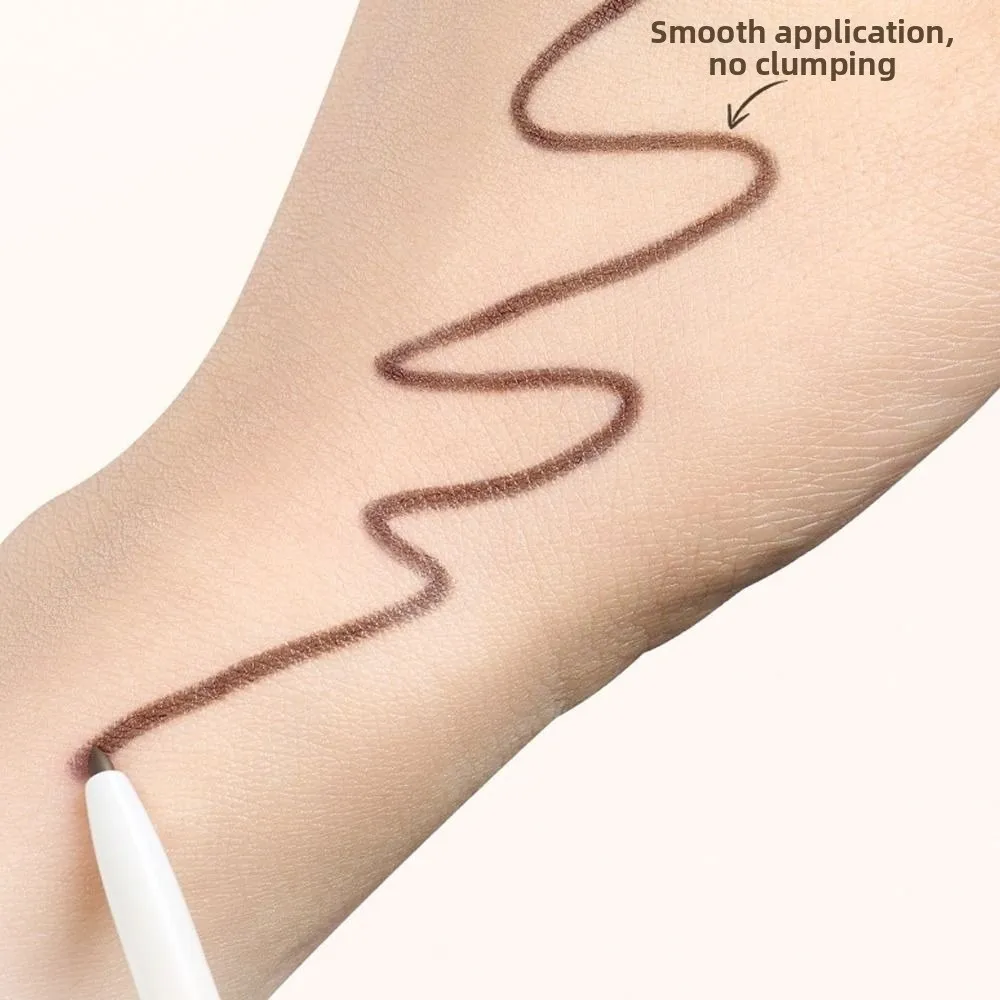 새로운 2-in-1 젤 아이라이너 부드러운 컬러 잠금 젤 아이라이너 펜 오래 지속되는 방수 아이라이너 도구