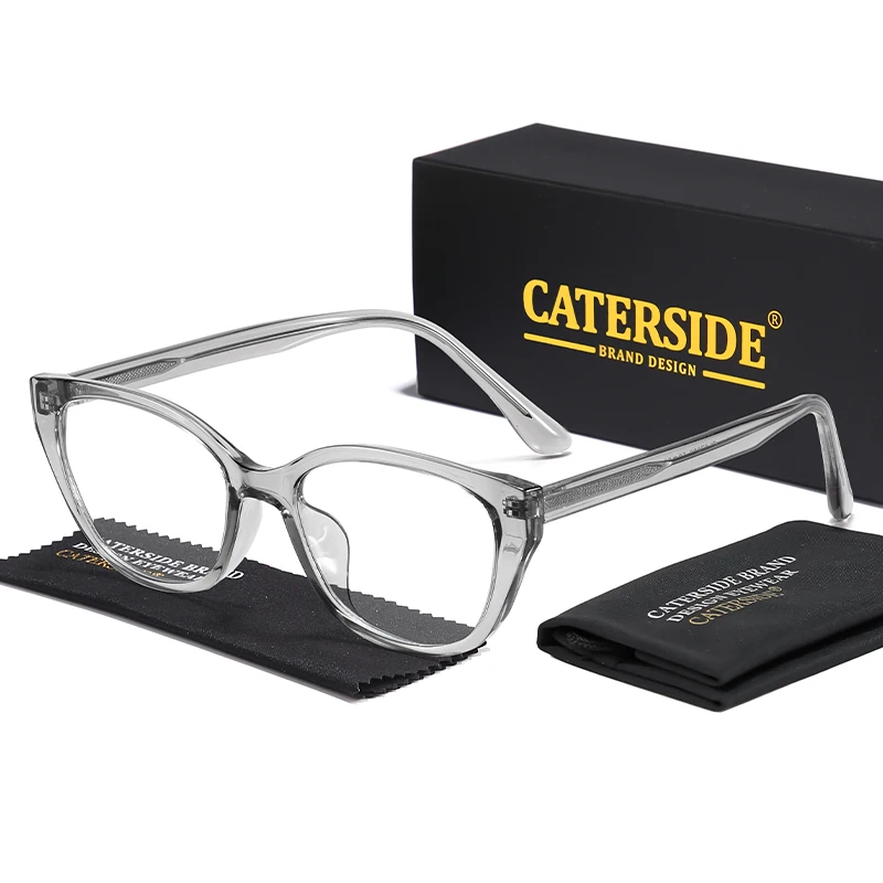 

Очки CATERSIDE: модная оправа «кошачий глаз», ретро-дизайн, высококачественные, с защитой от синего света, для компьютера, унисекс (для мужчин и женщин)