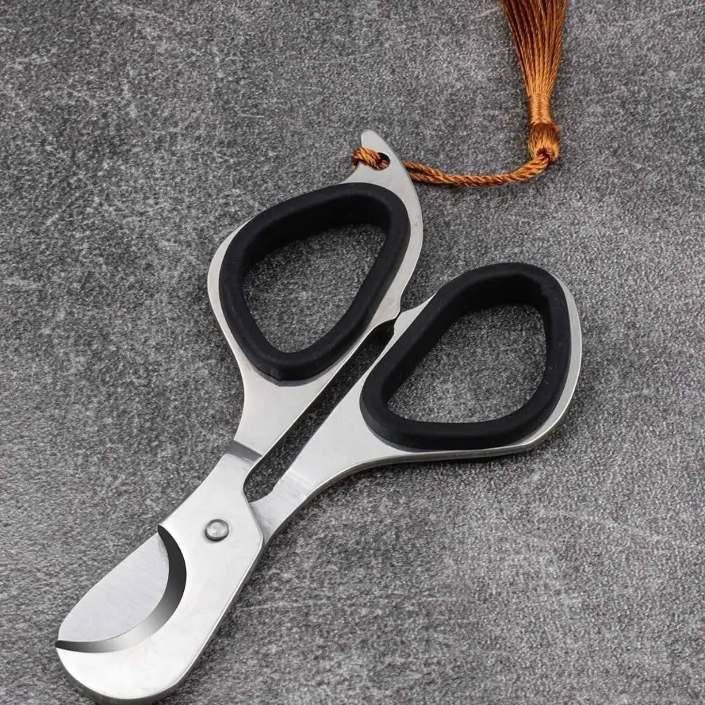 New Portable Portable Cutter Stainless Steel Three in One Pill Cutter Ergonomic Round Handle Double Blades Classic Guillotine