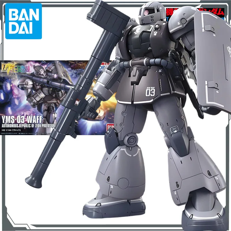 Oryginalny model do składania Bandai GUNDAM HGGTO YMS - 03 WAFF&YMS - 11 ACT ZAKU (KYCLIA'S FORCES) 1/144 Figurka Anime Zabawki do Składania