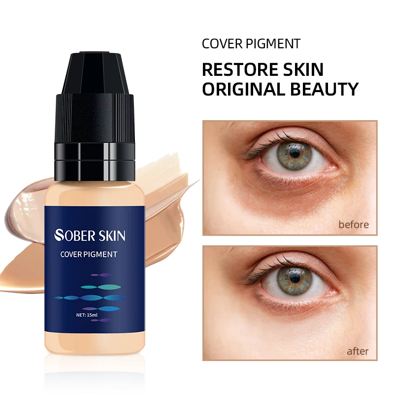 

Sober Skin Skin Cover Up Pigments Permanent Make Up Tattoo Stretch Marks Dark Circles Camouflage Pigment Tattoo Restoring Beauty