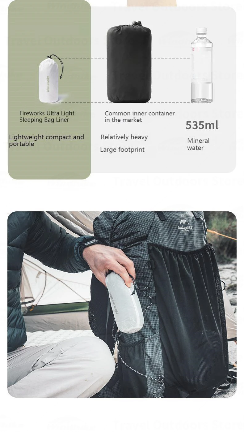 Naturehike Schlafsack Liner Outdoor Tourismus Einzigen Umschlag Schlafsack  128g Ultraleicht Camping Schlafscke Zubehr - AliExpress 18