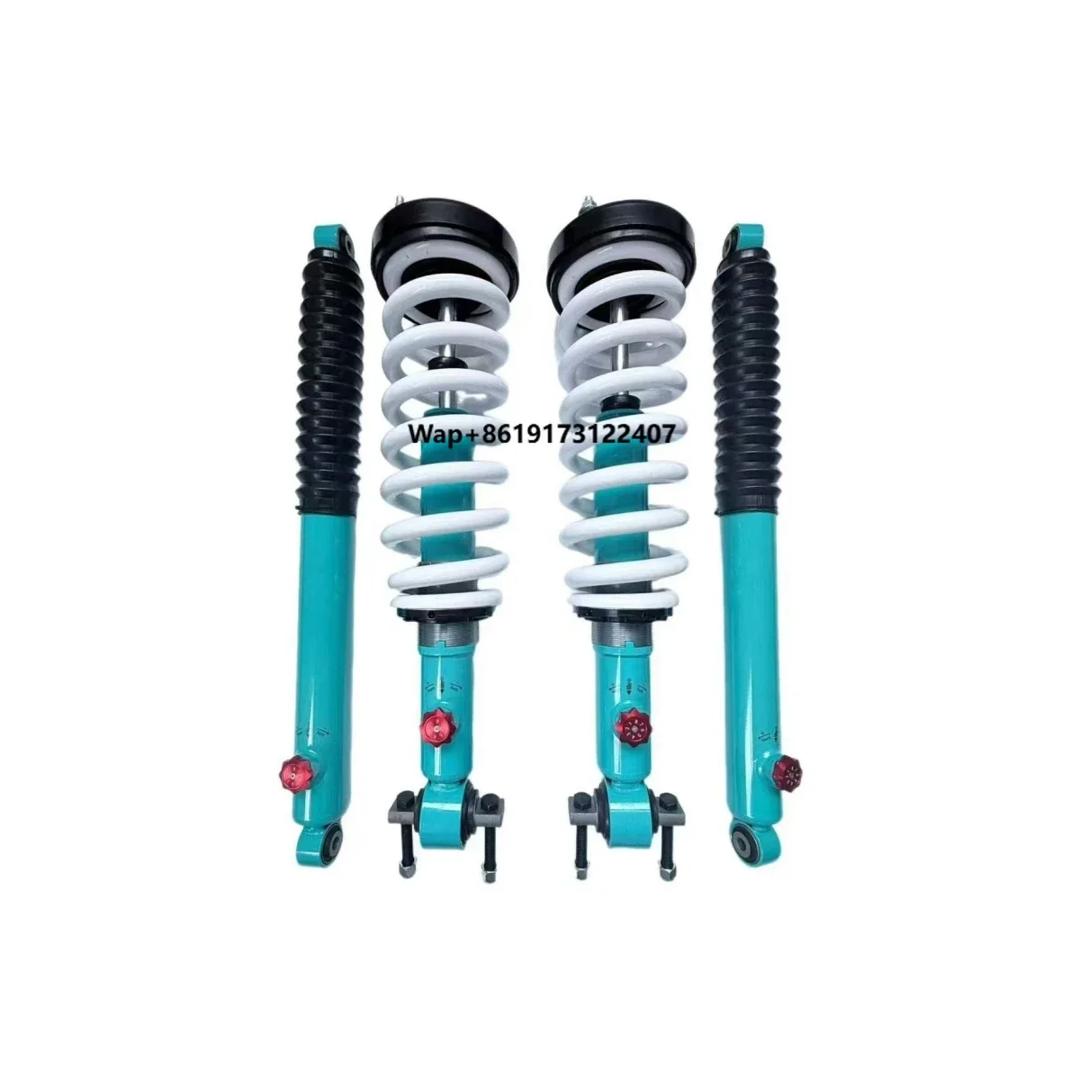 New 2-Inch Lift 58mm Diameter 8-Stage Adjustable Shock Absorbers for F-150 Front with 1 Year Warranty