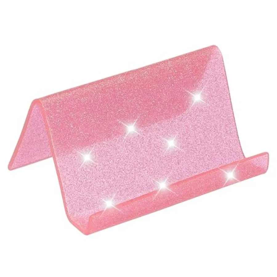 

Business Card Holder for Desk, Acrylic Business Card Holders Shine Card Stand Organizer Cards Display for Office Exhibition