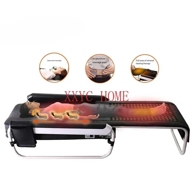 Korea Seragem V3 Electric Heated Massage Bed Jade Master Spine Traction Infrared Heating Therapy Massage Thermal Roller Bed