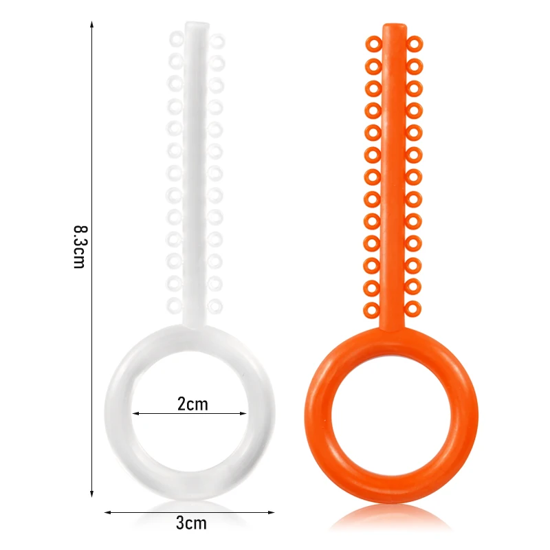 120 Sticks Orthodontic Materials Elastics Ligatures Ties Transparent Modules Bands O Rings for Brackets Braces