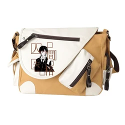 Anime Bungo Stray Dogs zaaii borse Cosplay borsa di tela Dazaii borsa Dazaii Chuuya uomo borse singole borsa Casual da scuola