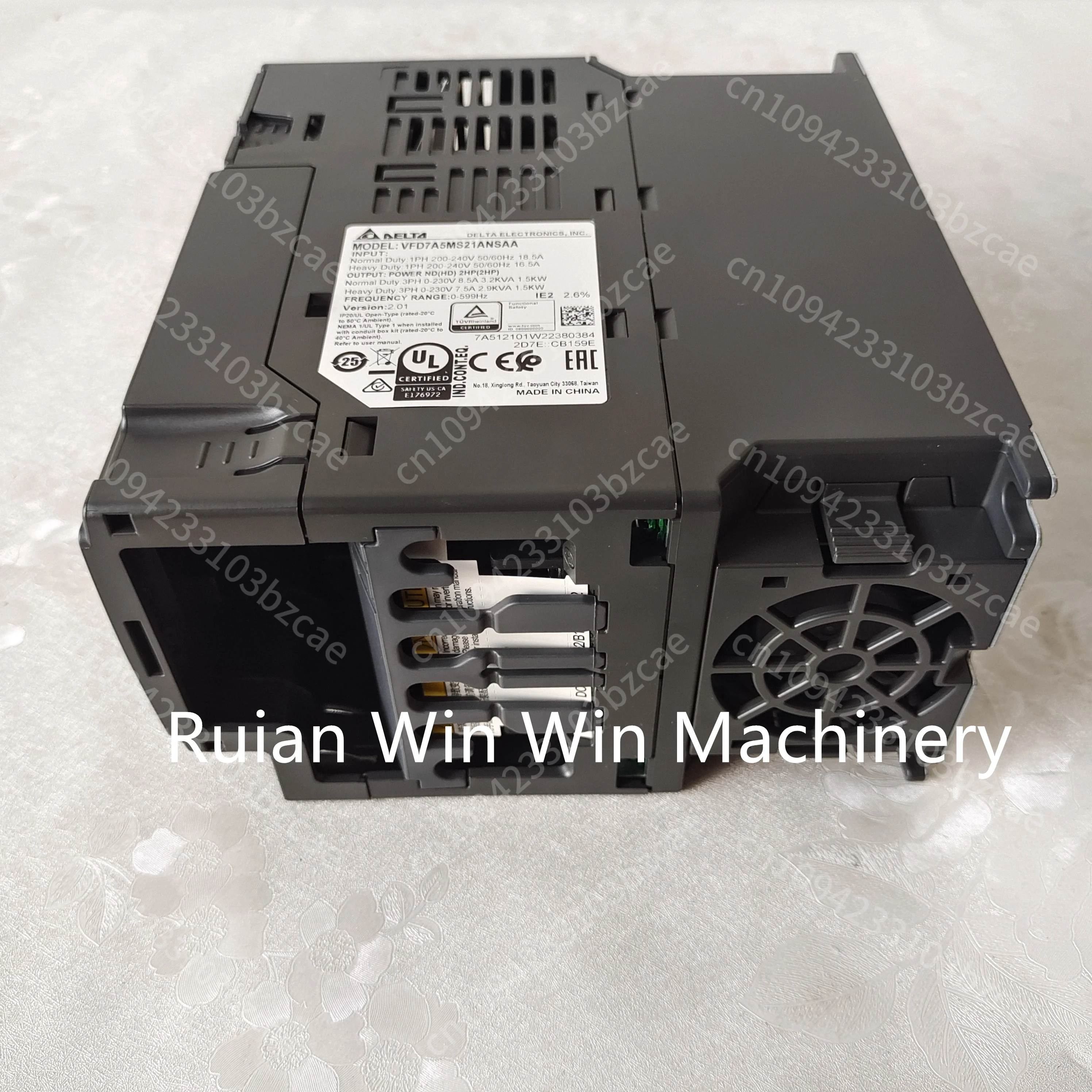 DELTA VFD7A5MS21ANSAA 1.5KW Single Phase Variable Frequency Inverter for Plastic Making Machine