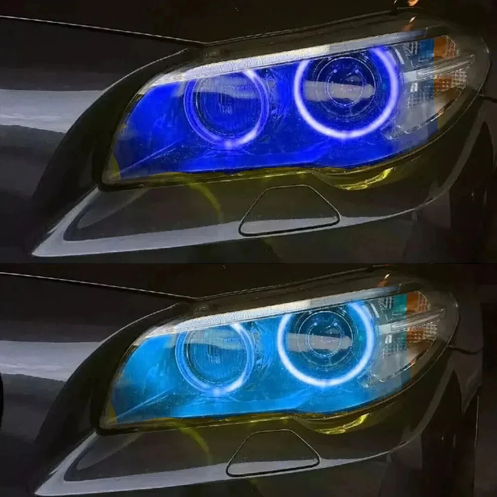 الليمون الأصفر CSL وحدة صمام ثنائي باعث للضوء ل 2014-2016 BMW F10 F11 LCI M5 زينون المصباح الأصفر DRL Daytim تشغيل ضوء