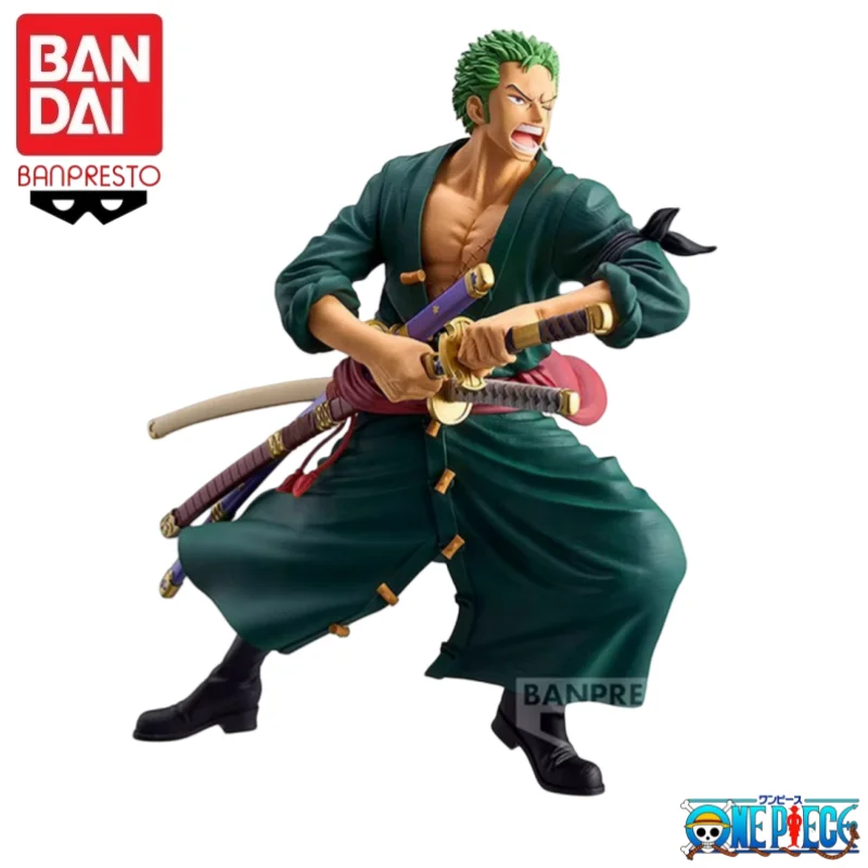 

В наличии оригинальный Bandai Banpresto цельный Grandista Zoro три слоя стиль 2.0 рисунок меч персонаж аниме модель игрушки