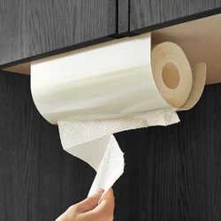 Japanese Imported Cabinet Paper Towel Holder, Kitchen Turn Stand, Cling Film Storage Rack, Multi-use Roll Supports